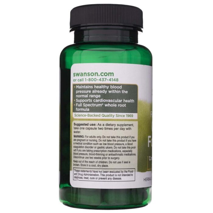 Swanson Forskolina Pokrzywa Indyjska (Coleus Forskholii) - 60 kapsułek - obrazek 5