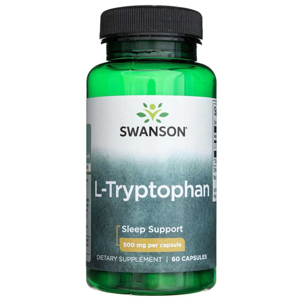 sw1502-1-1.jpg Swanson L-Tryptofan (L-Tryptophan) 500 mg - 60 kapsułek - obrazek 1
