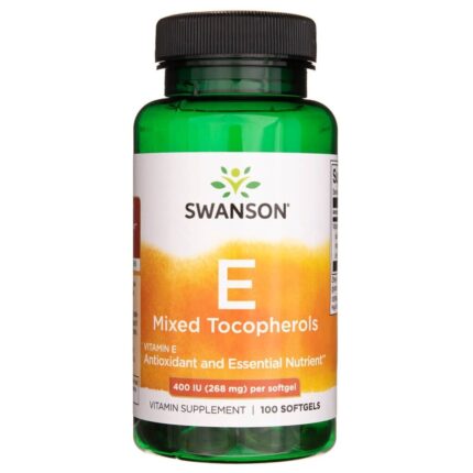 Swanson Witamina E (Mieszanka Tokoferoli) 400 IU - 100 kapsułek