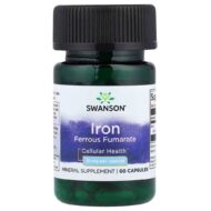 Swanson Fumaran żelaza 18 mg - 60 kapsułek