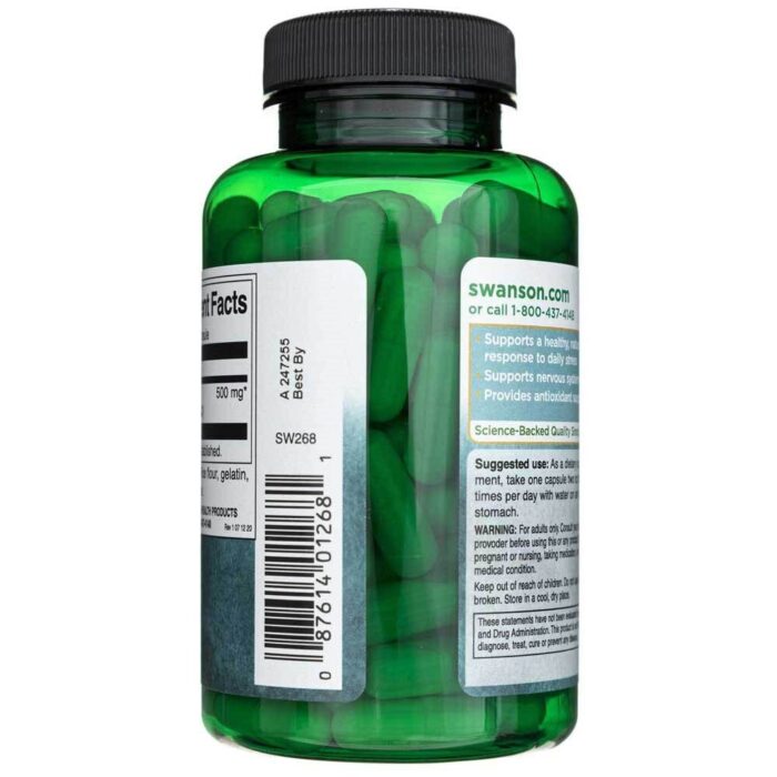 Swanson L-Lysine (L-Lizyna) 500 mg - 100 kapsułek - obrazek 3