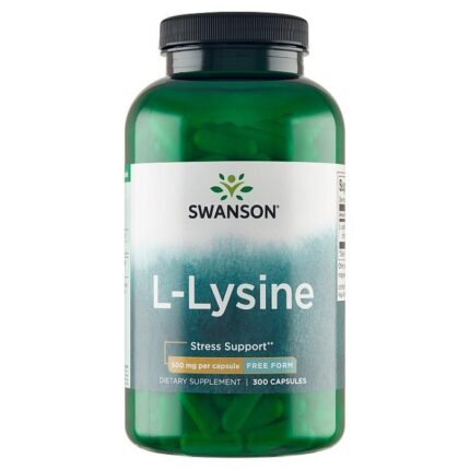 Swanson L-Lysine (L-Lizyna) 500 mg - 300 kapsułek