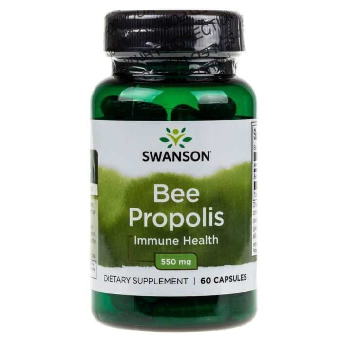 Swanson Bee Propolis (Kit Pszczeli) 550 mg - 60 kapsułek - obrazek 1