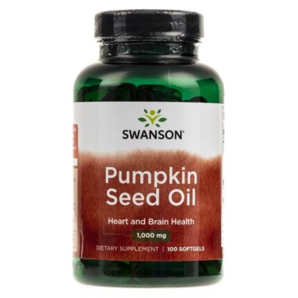Swanson Pumpkin Seed Oil (olej z pestek dyni) 1000 mg - 100 kapsułek