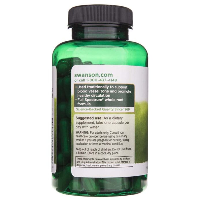 Swanson Butcher's Broom (Ruszczyk Kolczasty) 470 mg - 100 kapsułek - obrazek 3