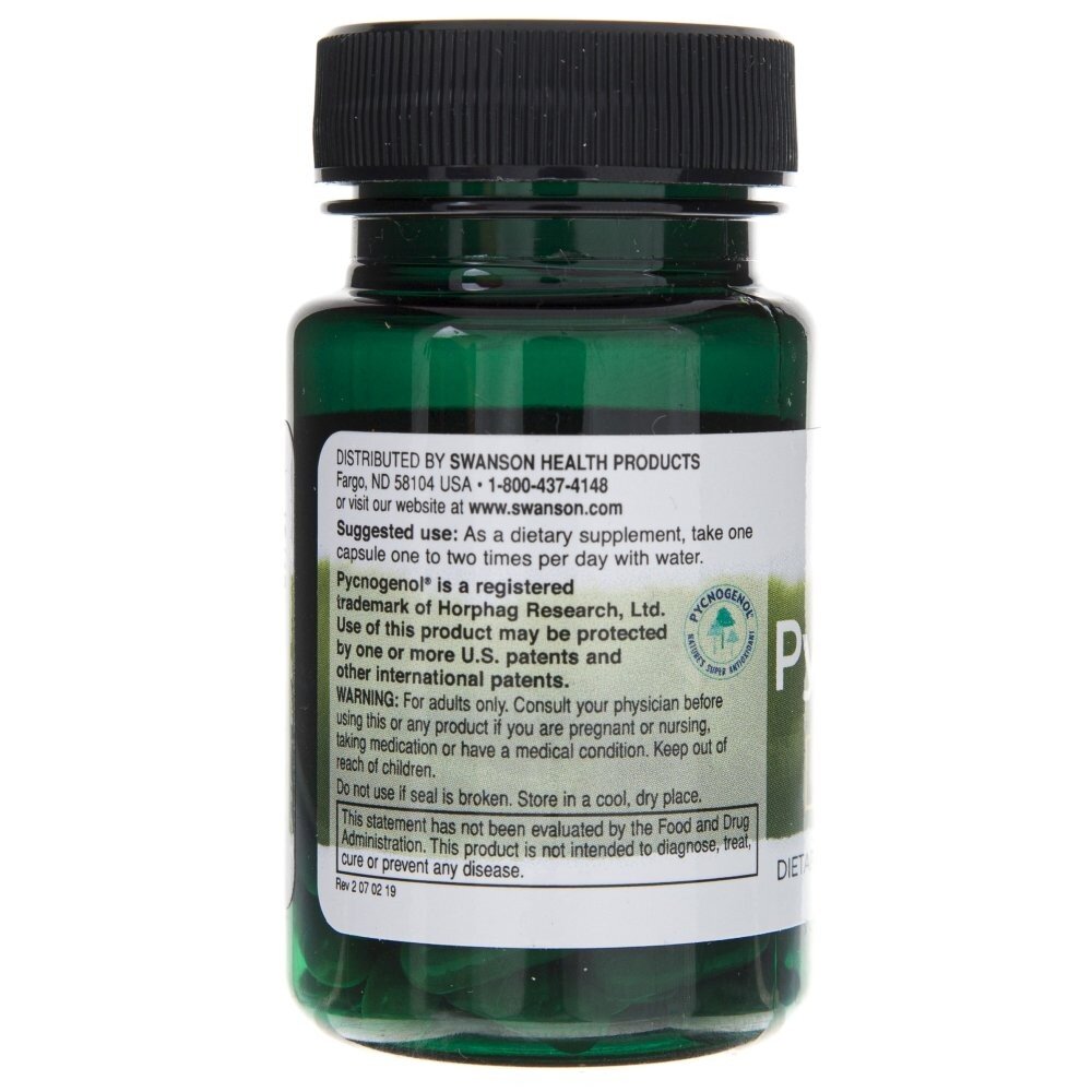 sw612-3-1.jpg Swanson Pycnogenol 50 mg - 50 kapsułek - obrazek 3
