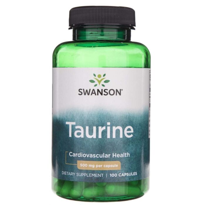 Swanson Tauryna 500 mg - 100 kapsułek - obrazek 1