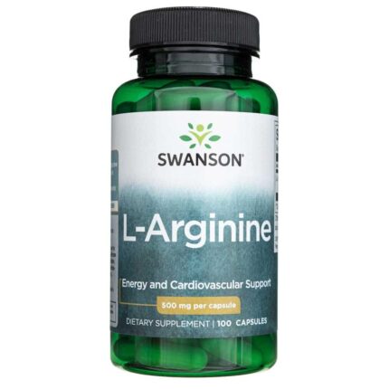 Swanson L-Arginina 500 mg - 100 kapsułek