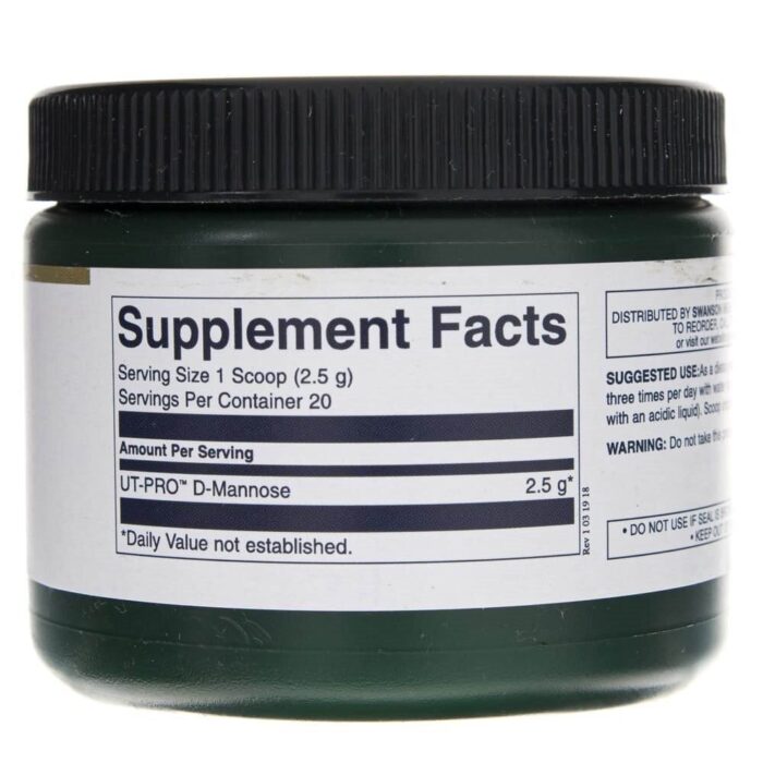 Swanson D-Mannoza proszek - 50 g - obrazek 2