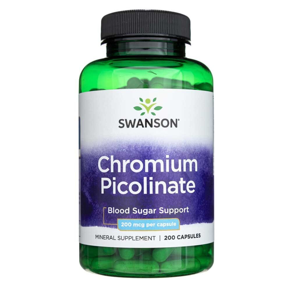 sw923-1-1.jpg Swanson Chrom (Pikolinian) 200 mcg - 200 kapsułek - obrazek 1