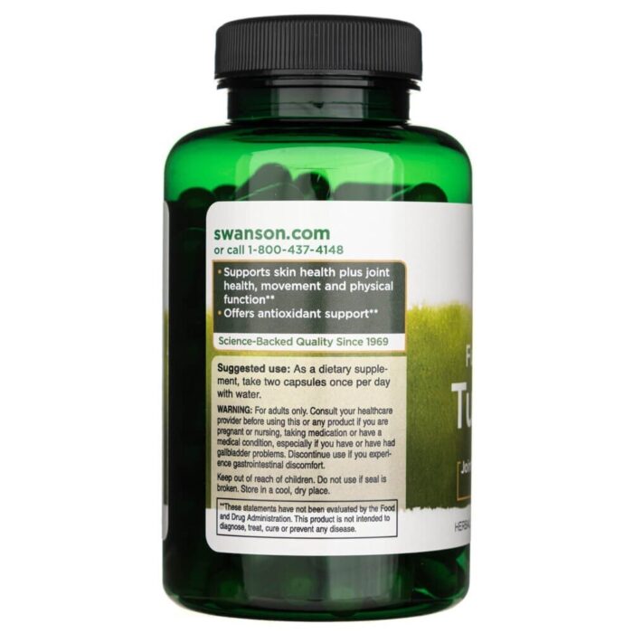 Swanson Kurkuma (Turmeric) 720 mg - 100 kapsułek - obrazek 4