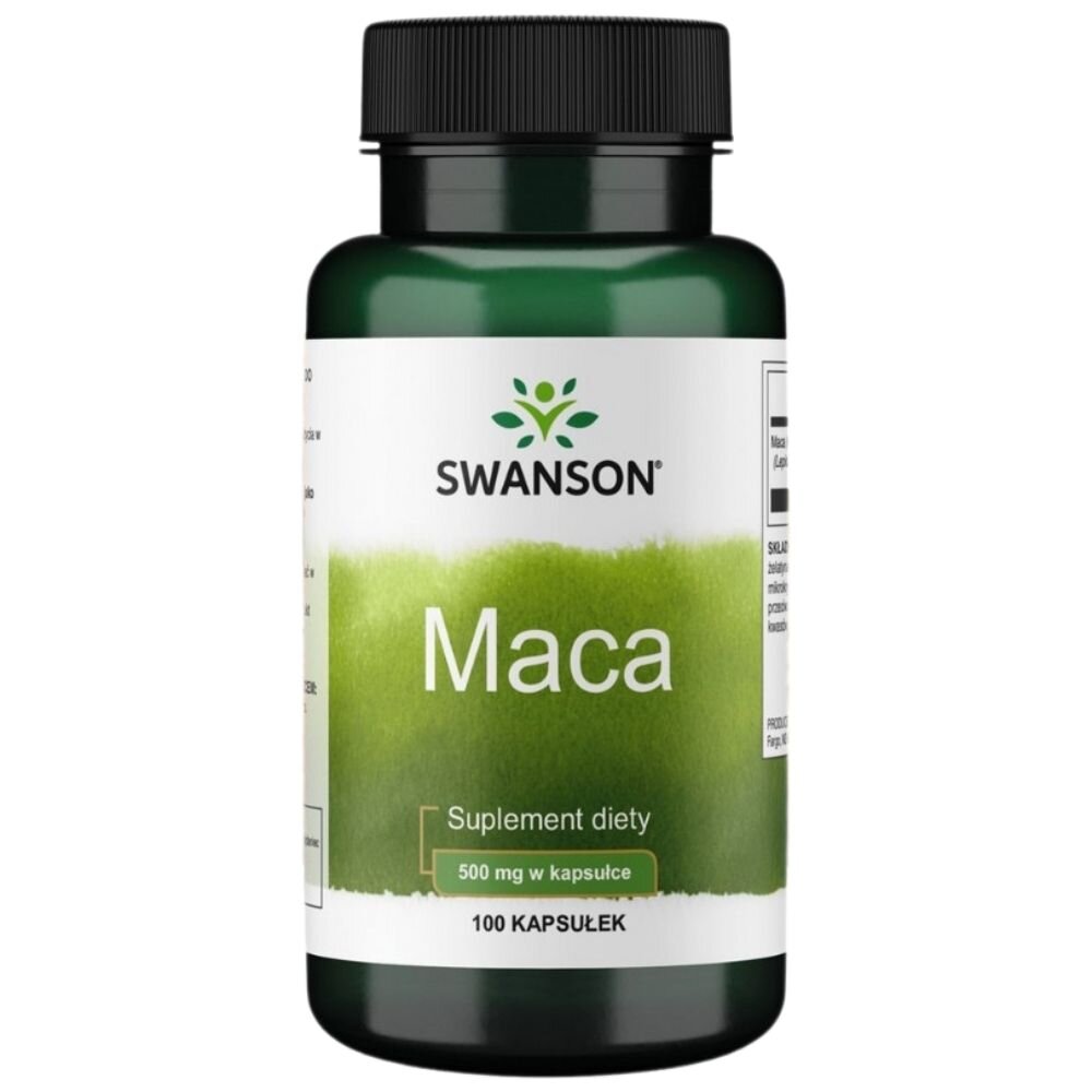 sw961-1-1.jpg Swanson Maca 500 mg - 100 kapsułek - obrazek 1