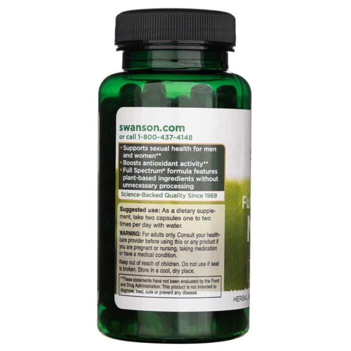 Swanson Maca 500 mg - 100 kapsułek - obrazek 4