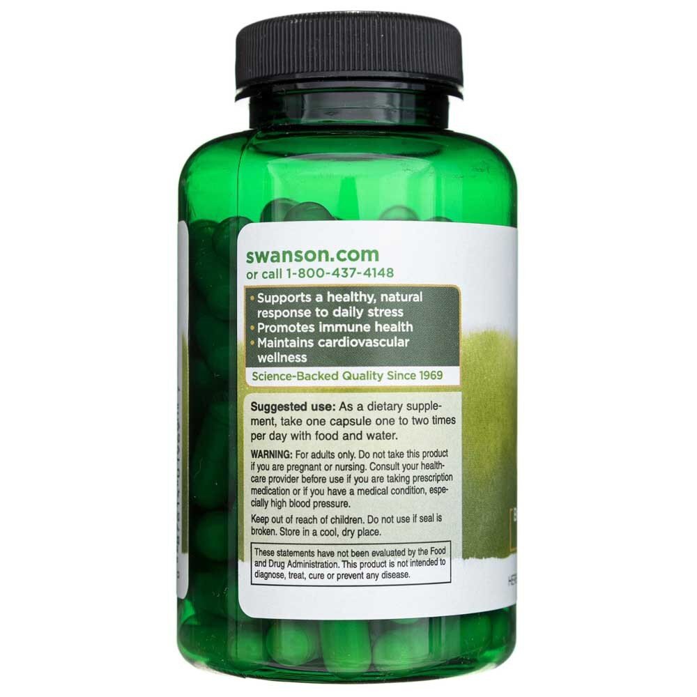 sw969-4-1.jpg Swanson Koreański żeń-szeń (Korean Ginseng) 500mg - 100 kapsułek - obrazek 4