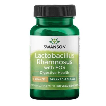 Swanson Probiotyk Lactobacillus Rhamnosus z FOS - 60 kapsułek