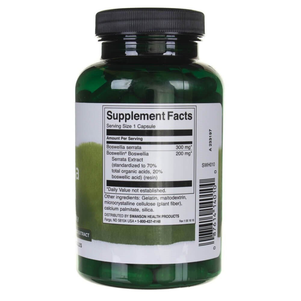 swh010-2-1.jpg Swanson Boswellia Serrata extract 200 mg - 120 kapsułek - obrazek 2