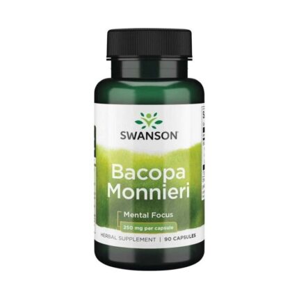 Swanson Bacopa Monnieri ekstrakt standaryzowany 250 mg - 90 kapsułek
