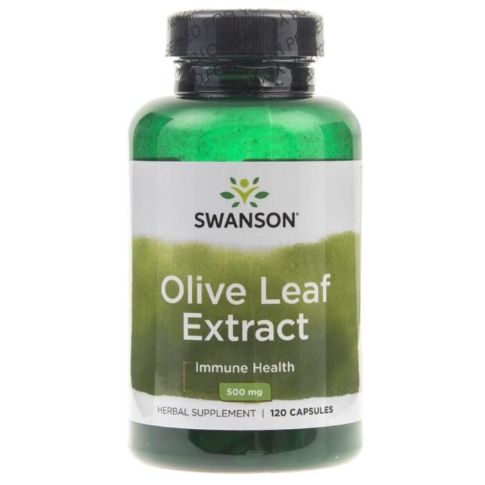 Swanson Liście Oliwy ekstrakt (Olive Leaf) 500 mg - 120 kapsułek - obrazek 1