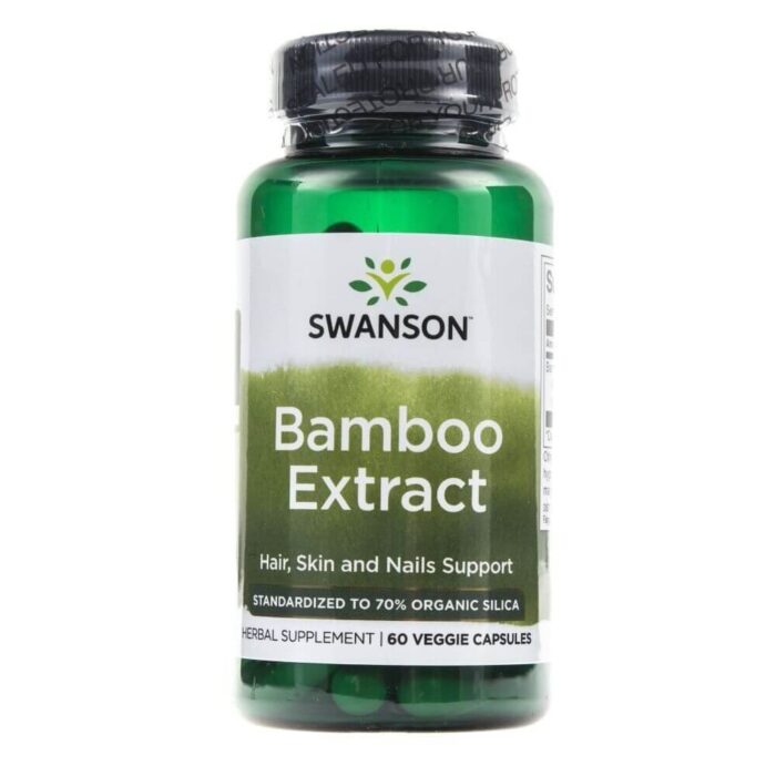 Swanson Bamboo ekstrakt 300 mg - 60 kapsułek - obrazek 1