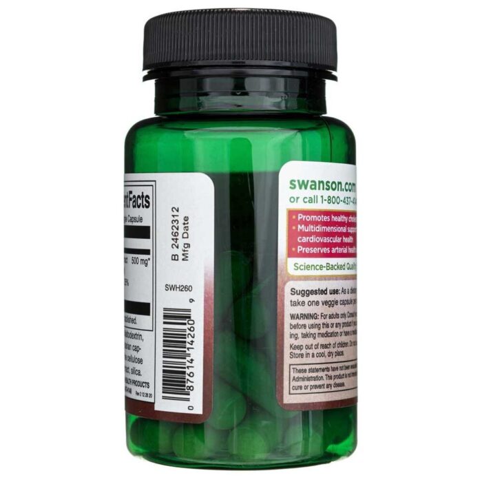 Swanson Bergamota ekstrakt 500 mg - 30 kapsułek - obrazek 3