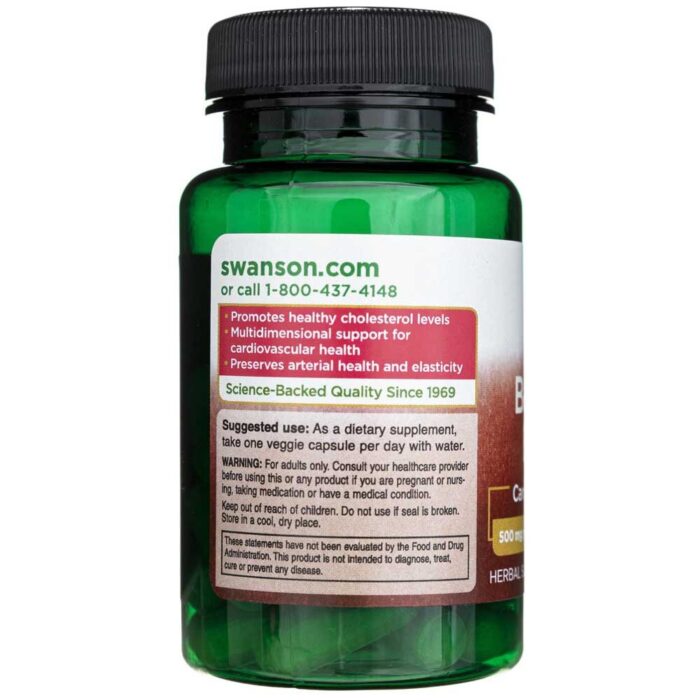 Swanson Bergamota ekstrakt 500 mg - 30 kapsułek - obrazek 5