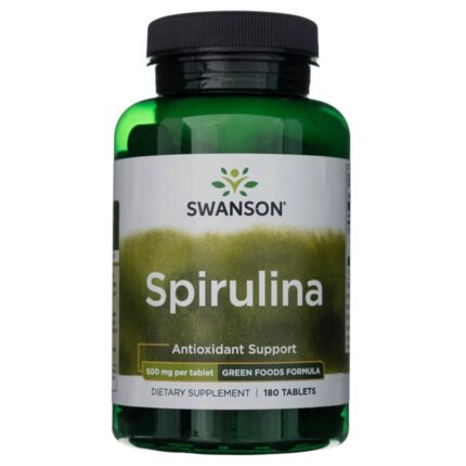 Swanson Spirulina 500 mg - 180 tabletek