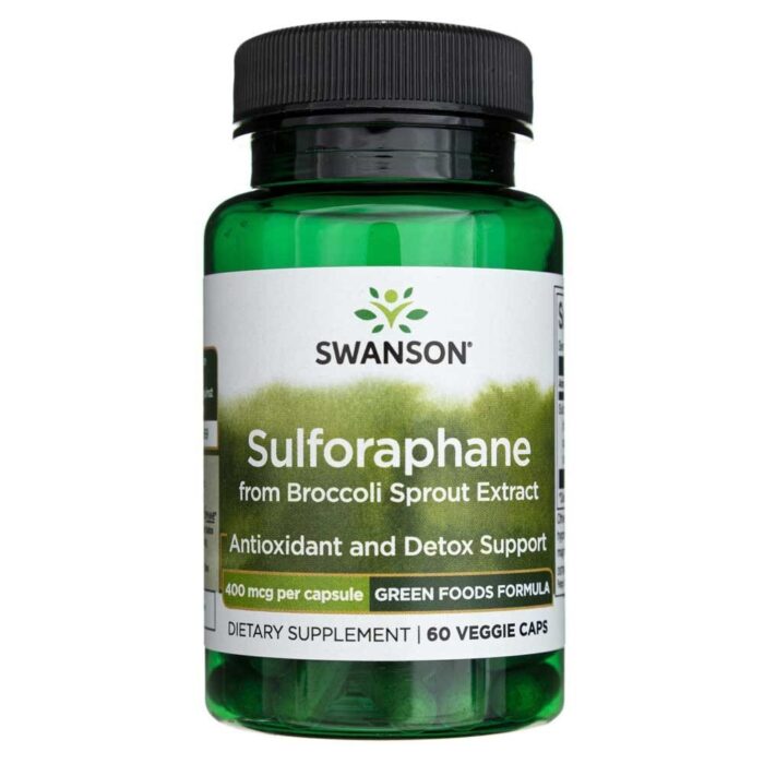 Swanson Sulforafan 400 mcg - 60 kapsułek - obrazek 1