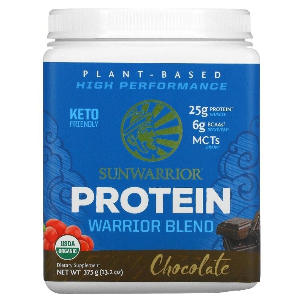 swr1393-1-1.jpg Sunwarrior Warrior Blend białko czekoladowe - 375 g - obrazek 1