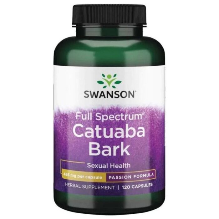 Swanson Wyciąg z kory Catuaba 465 mg - 120 kapsułek - obrazek 1
