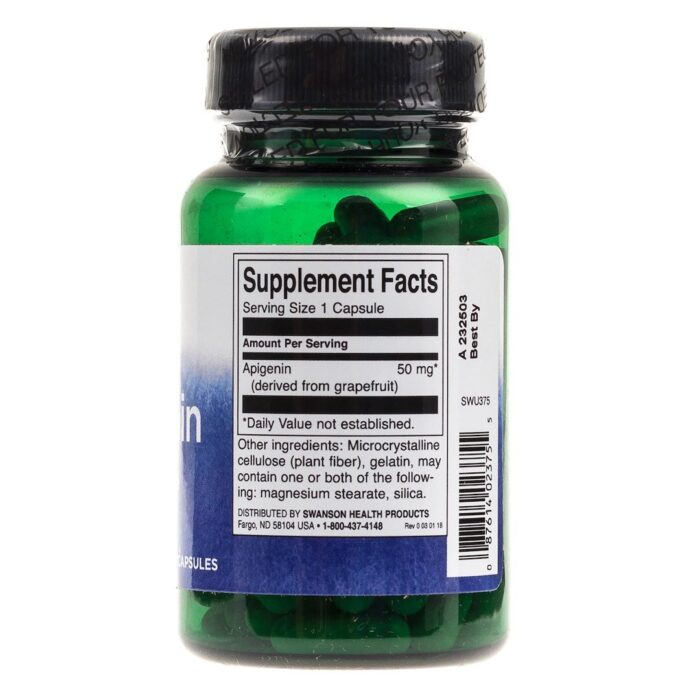 Swanson Apigenina 50 mg - 90 kapsułek - obrazek 2