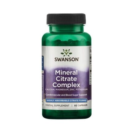 Swanson Mineral Citrate Complex (Kompleks Cytrynianów) - 60 kapsułek