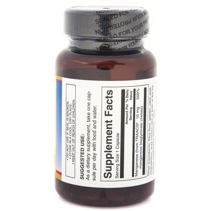 Swanson Albion Chelat Manganu 10 mg - 180 kapsułek - obrazek 2