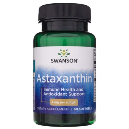 Swanson Astaxanthin (Astaksantyna) 4 mg - 60 kapsułek