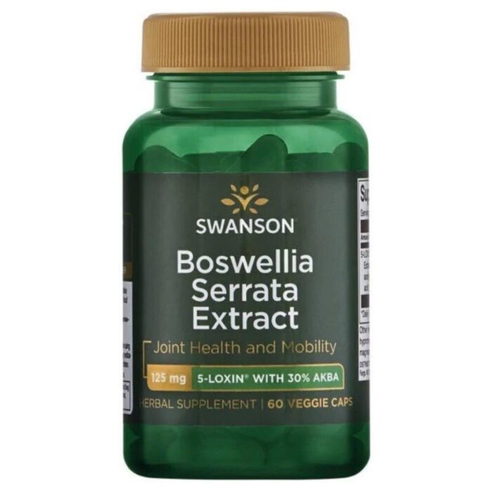 Swanson 5-Loxin Boswellia Serrata (Kadzidłowiec) 125 mg - 60 kapsułek - obrazek 1