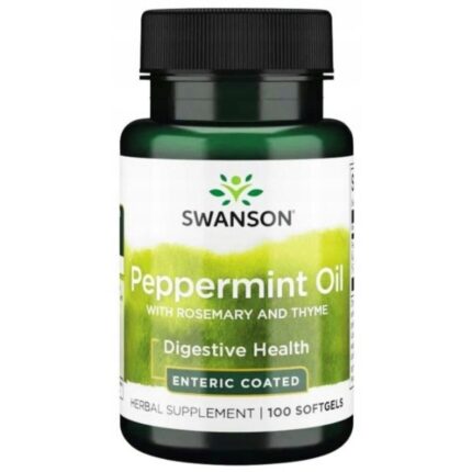 Swanson Peppermint Oil Combination - 100 kapsułek