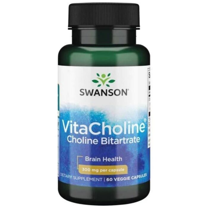 Swanson VitaCholine, Cholina 300 mg - 60 kapsułek - obrazek 1