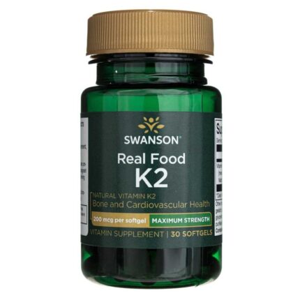 Swanson Witamina K2 MK7 200 mcg - 30 kapsułek