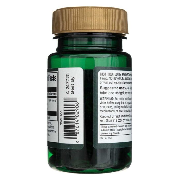Swanson Witamina K2 MK7 200 mcg - 30 kapsułek - obrazek 3