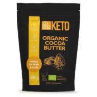TŁUSZCZ KAKAOWY BEZGLUTENOWY KETO BIO 200 g - COCOA