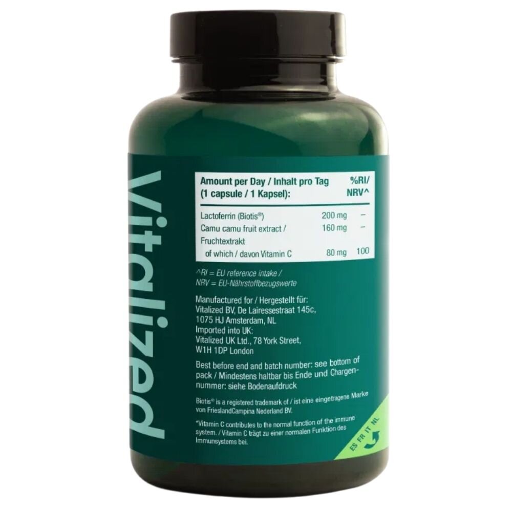 vital40003-2-1.jpg Vitalized Lactoferrin+, Laktoferyna 200 mg - 60 kapsułek - obrazek 2