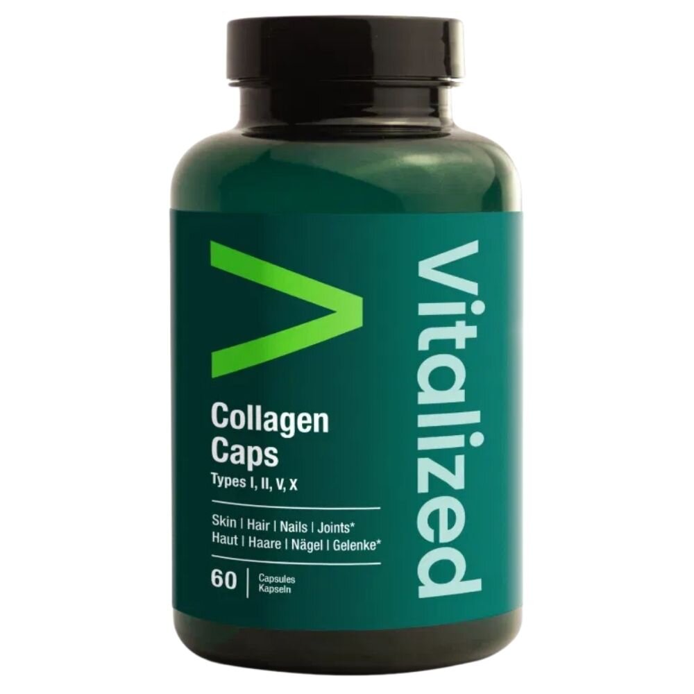 vital40005-1-1.jpg Vitalized Collagen, Kolagen typ I, II, V, X - 60 kapsułek - obrazek 1