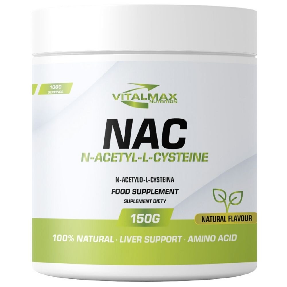 vital4637-1-1.jpg Vitalmax NAC (N-Acetylo-L-Cysteina) w proszku - 150 g - obrazek 1