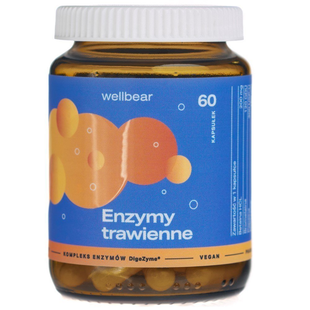 well-0628-enz-tra-1-1.jpg Wellbear Enzymy trawienne - 60 kapsułek - obrazek 1