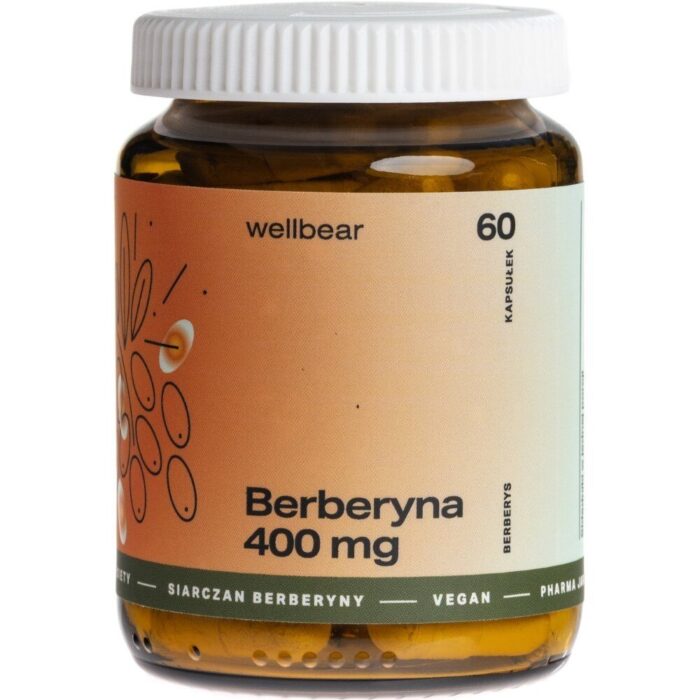Wellbear Berberyna (Berberys) 400 mg - 60 kapsułek - obrazek 1