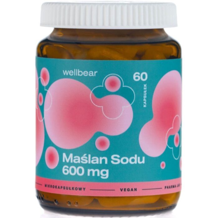 Wellbear Maślan sodu - 60 kapsułek - obrazek 1