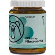 Wellbear Witamina B3 500 mg (Niacynamid) - 60 kapsułek - obrazek 2