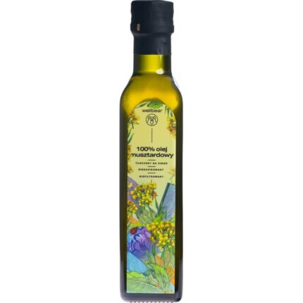 Wellbear Olej musztardowy zimnotłoczony - 250 ml