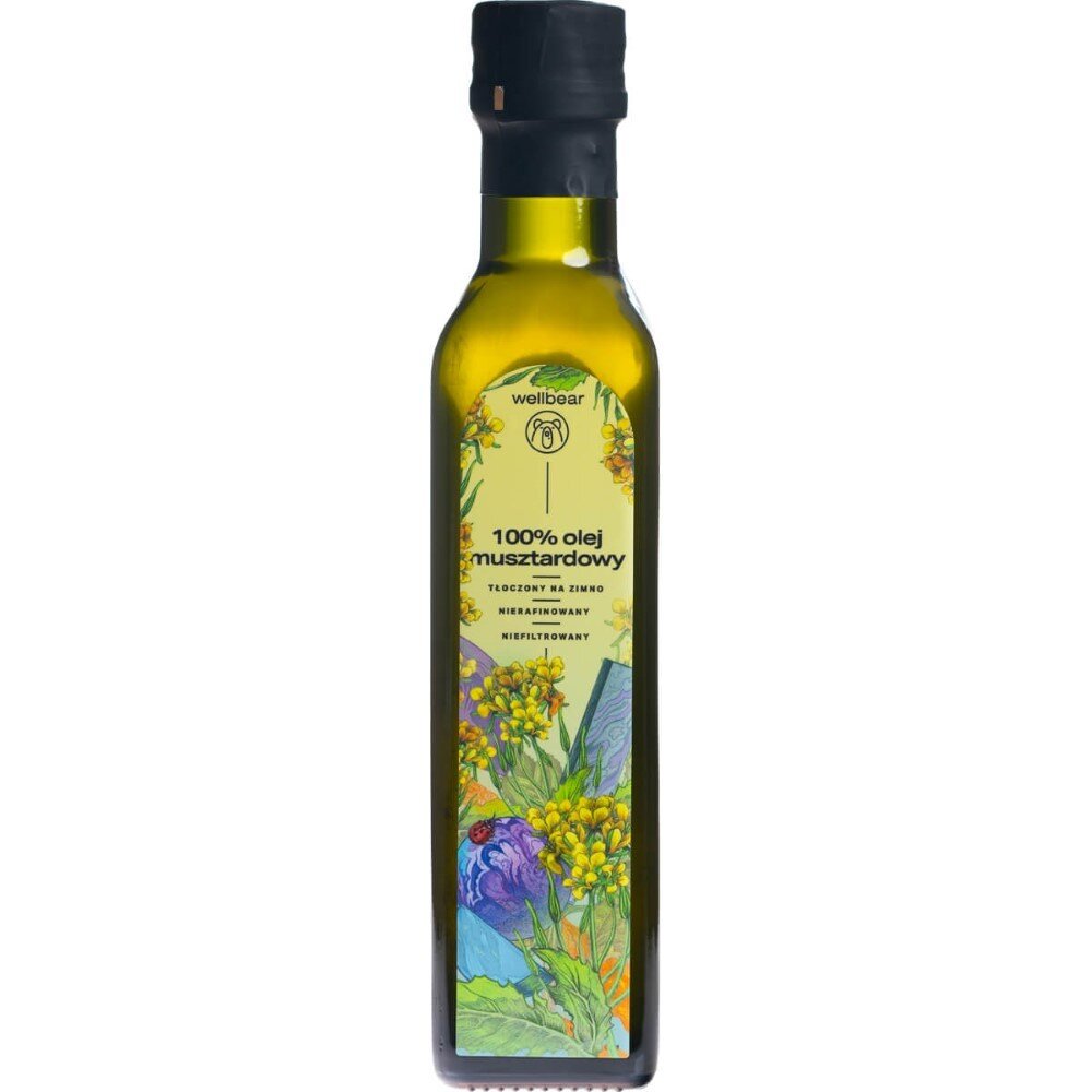 well-gor-ol-250-1-1.jpg Wellbear Olej musztardowy zimnotłoczony - 250 ml - obrazek 1