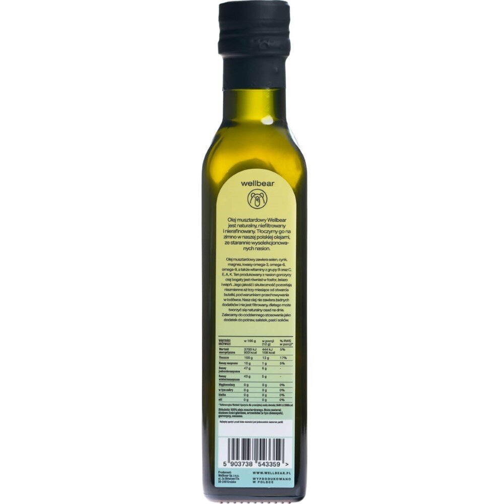 well-gor-ol-250-3-1.jpg Wellbear Olej musztardowy zimnotłoczony - 250 ml - obrazek 3