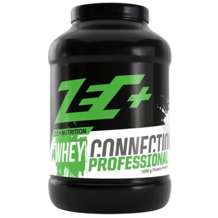 ZEC+ Whey Connection Proffesional, Odżywka białkowa, wanilia - 1000 g - obrazek 1